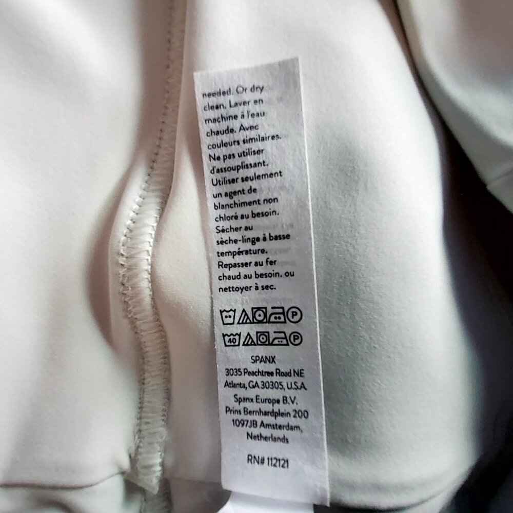 Spanx Booty Boost Knee-Length Skirt Leggings 2X White Cloud Womens Activewear - Picture 10 of 11